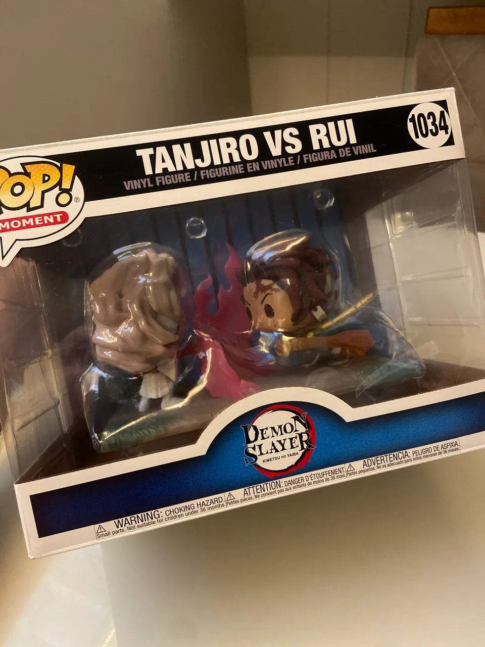 Funko Pop Tanjiro vs Rui #1034 - Demon Slayer