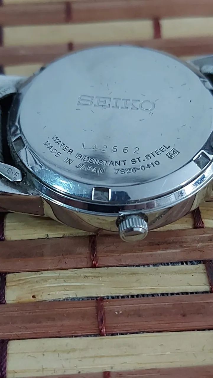 RELÓGIO SEIKO 5 - 7S26-0410 - AUTOMATICO - MADE IN JAPAN - Foto 3