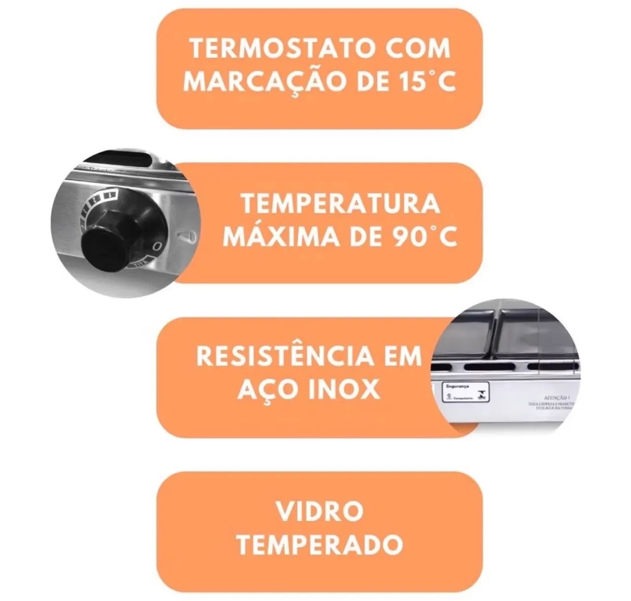 Vitrine Estufa aquecida 127w - Foto 4