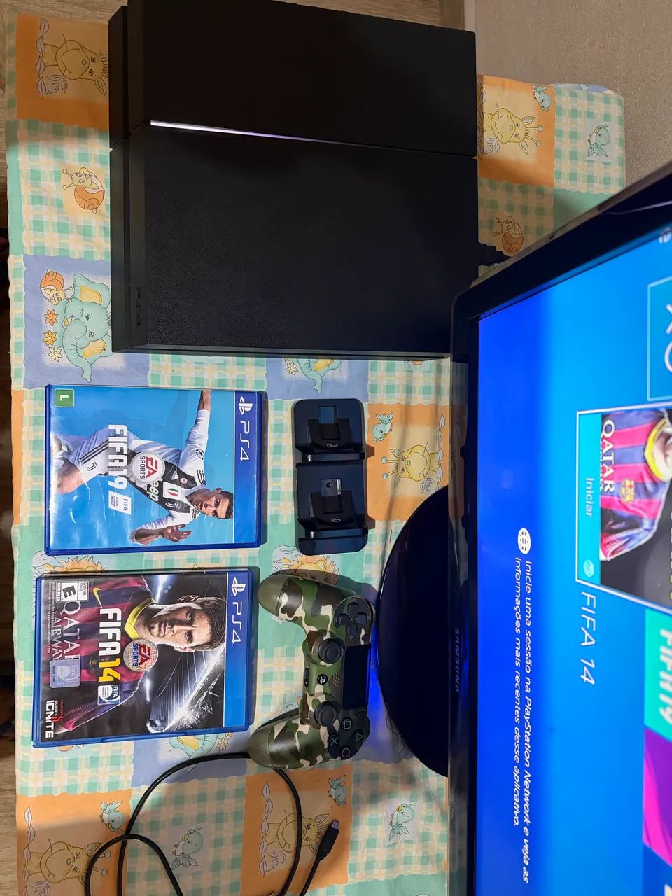Ps4 fat com dois jogos - Foto 3
