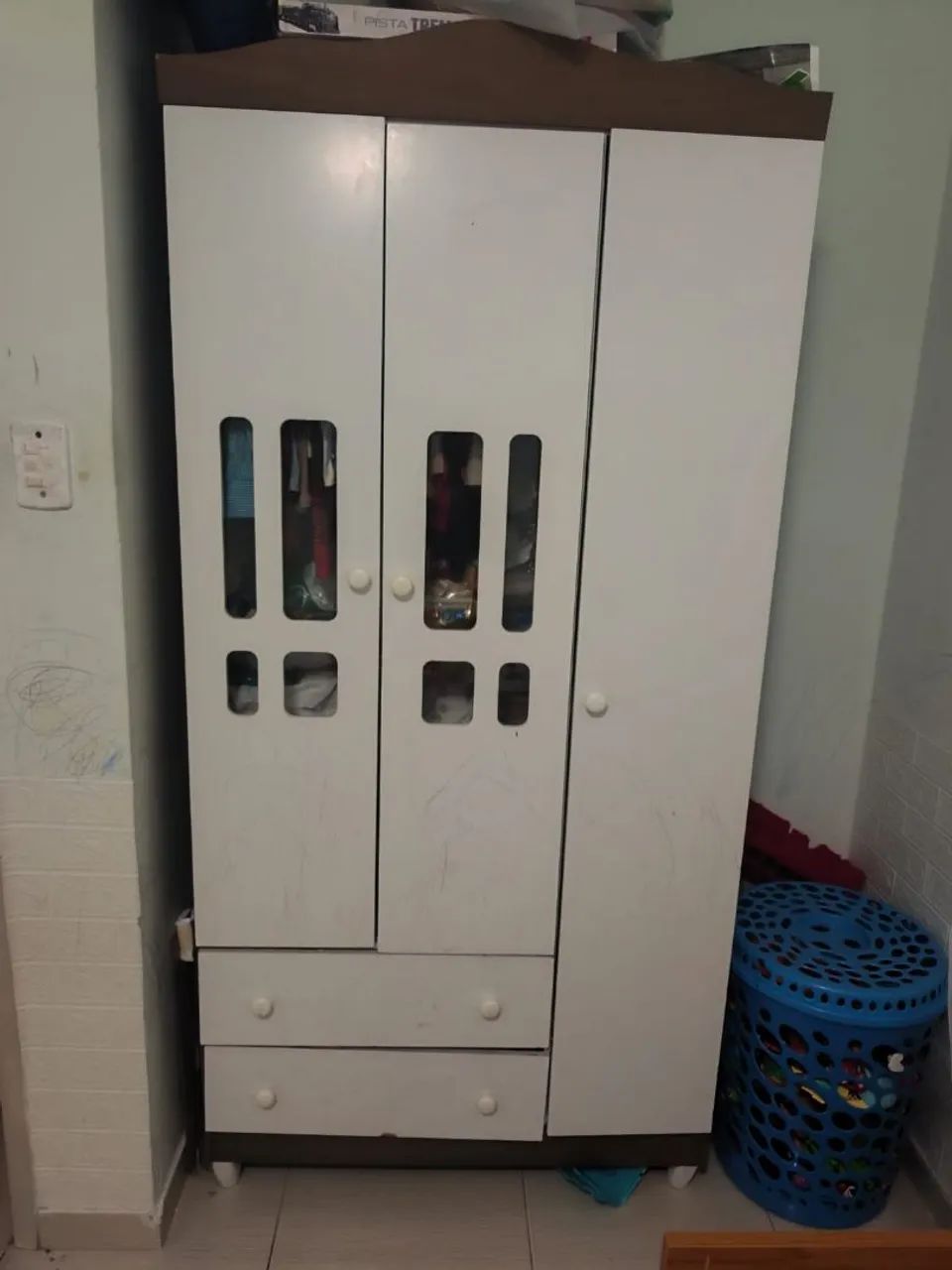 Berço/cama/sofázinho, guarda-roupa e ventilador  - Foto 4