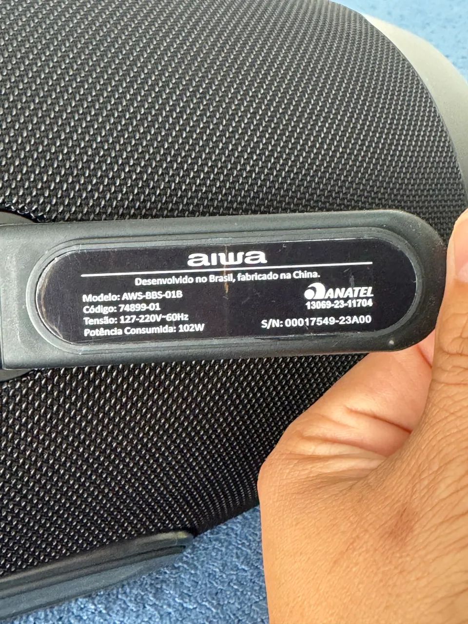 Caixa de som Boombox Aiwa - Foto 4