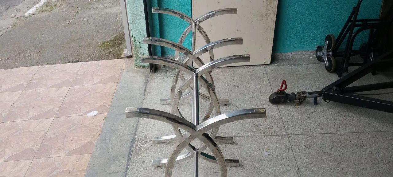 Base mesa aço inox