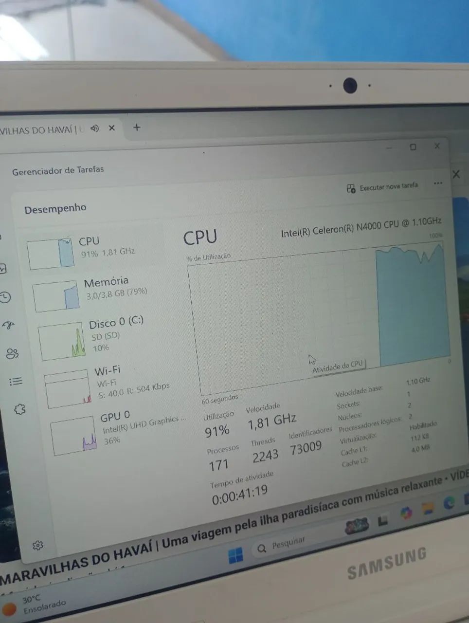 Notebook Samsung F30 - Branco  - Foto 5