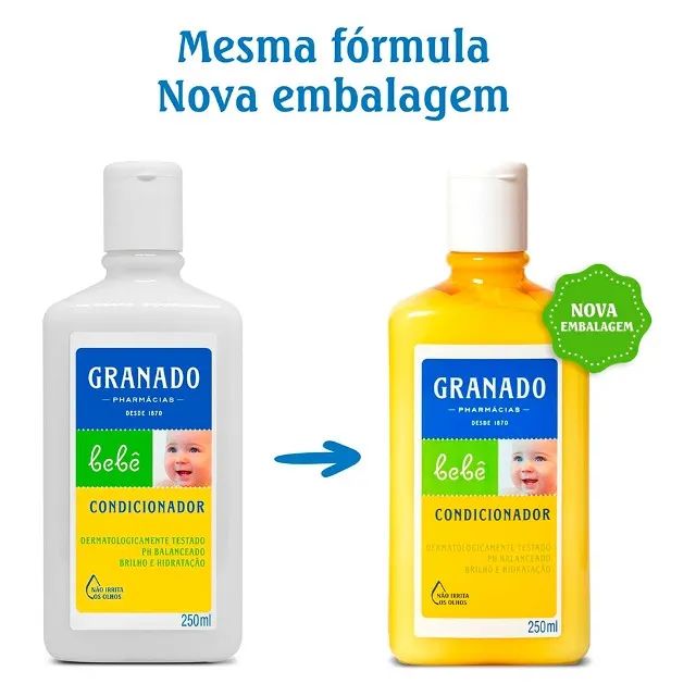 Condicionador Granado Bebê Tradicional 250 ml - CM0010 - Foto 4
