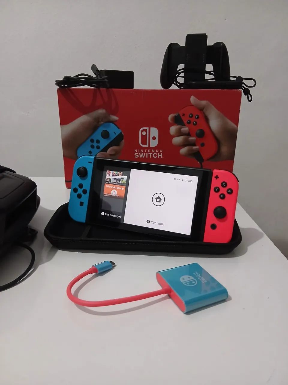 Nintendo Switch + Case - Foto 2