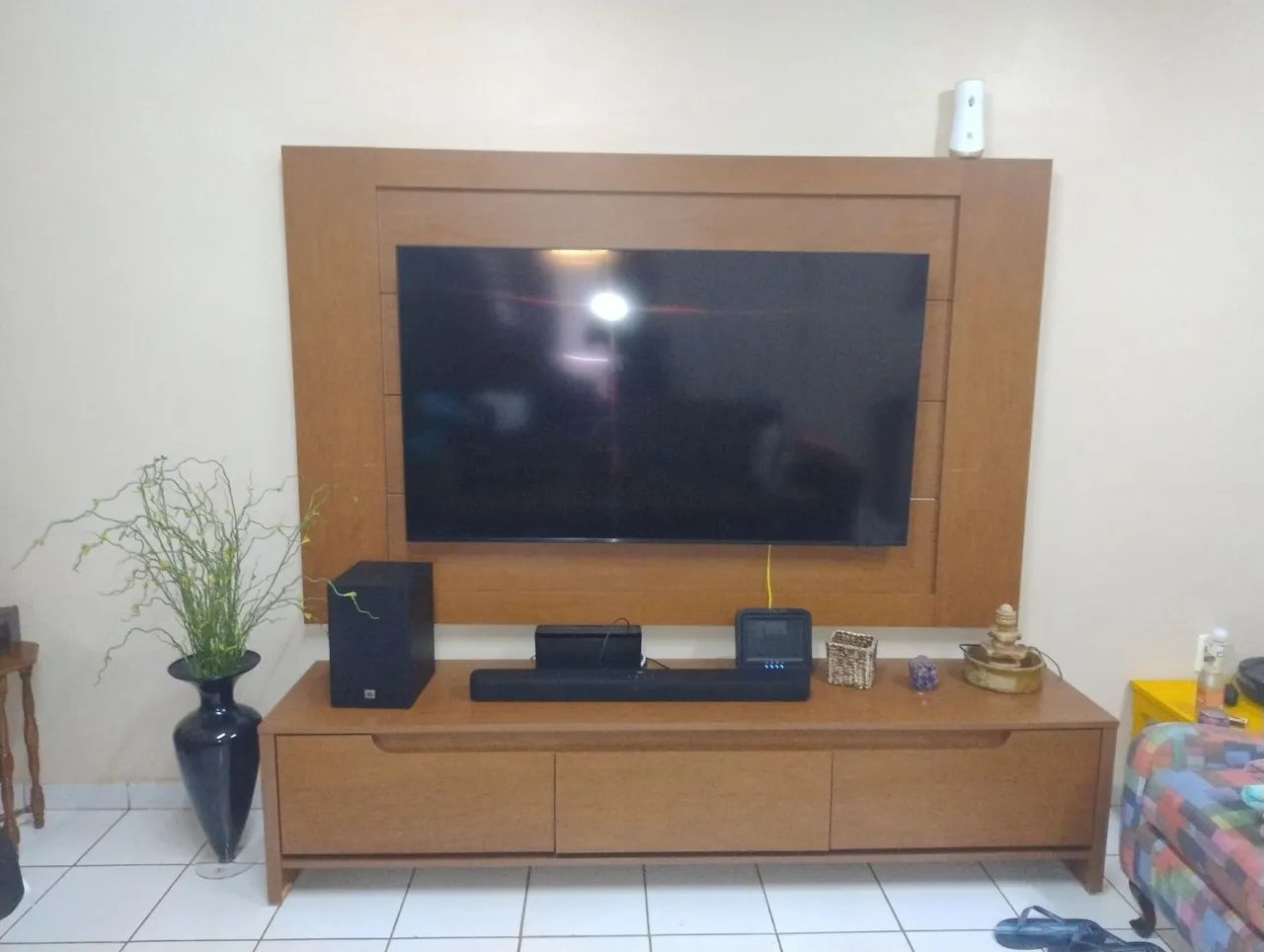 Rack com painel