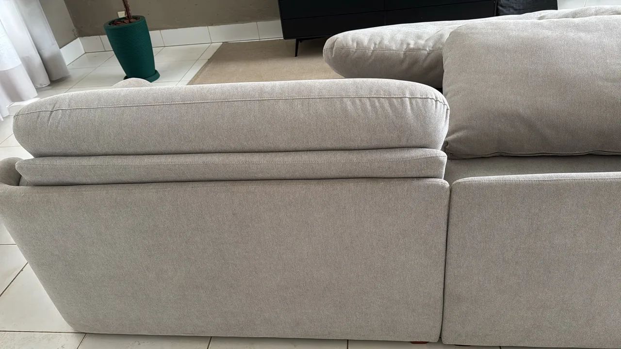 Sofá orgânico 2 lugares ambos  retrátil 2,60m  - Foto 2