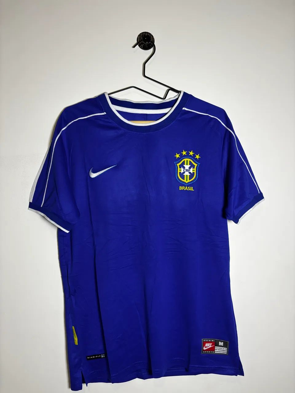Camisa retrô Brasil 1998 - Foto 5