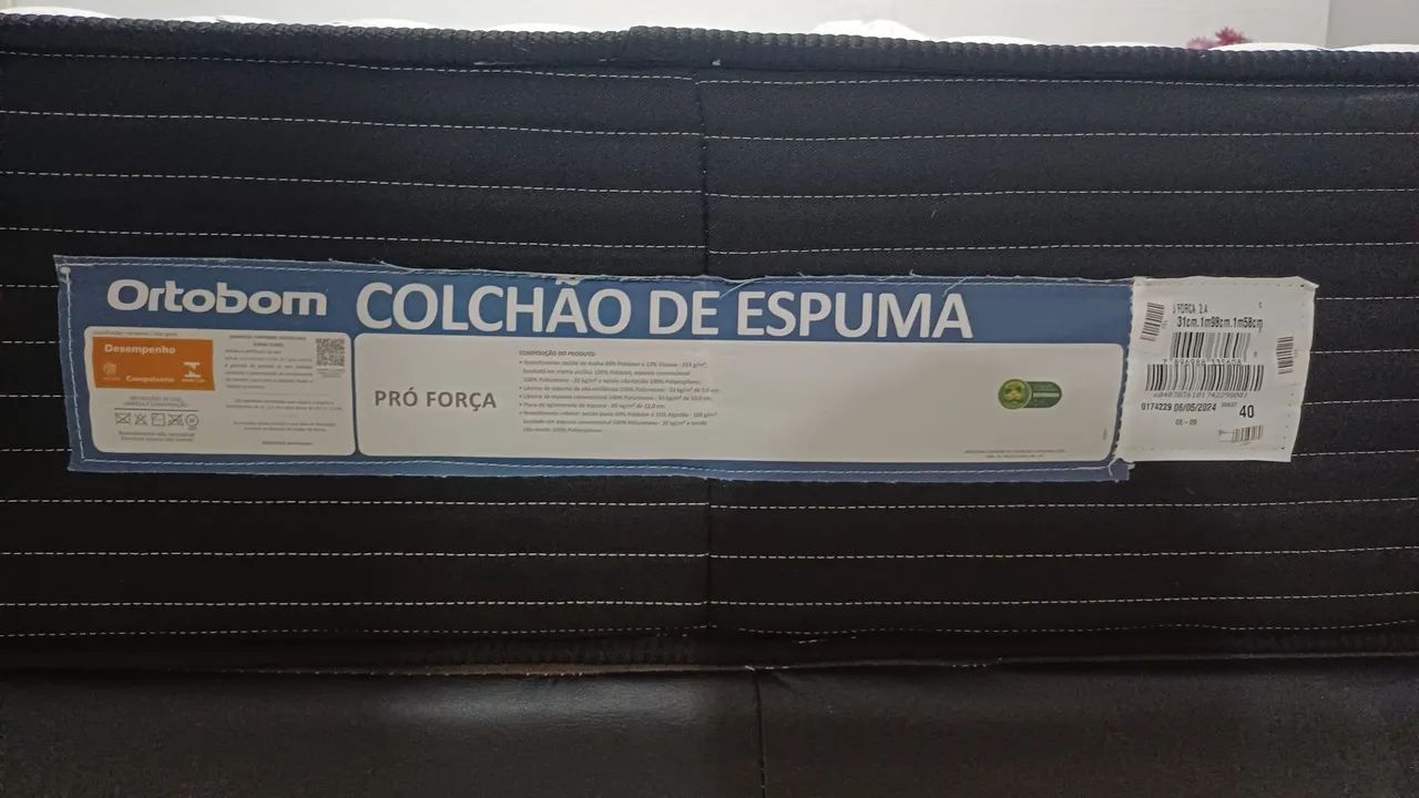 Colchão de espuma Ortobom, PRÓ FORCA - Foto 5