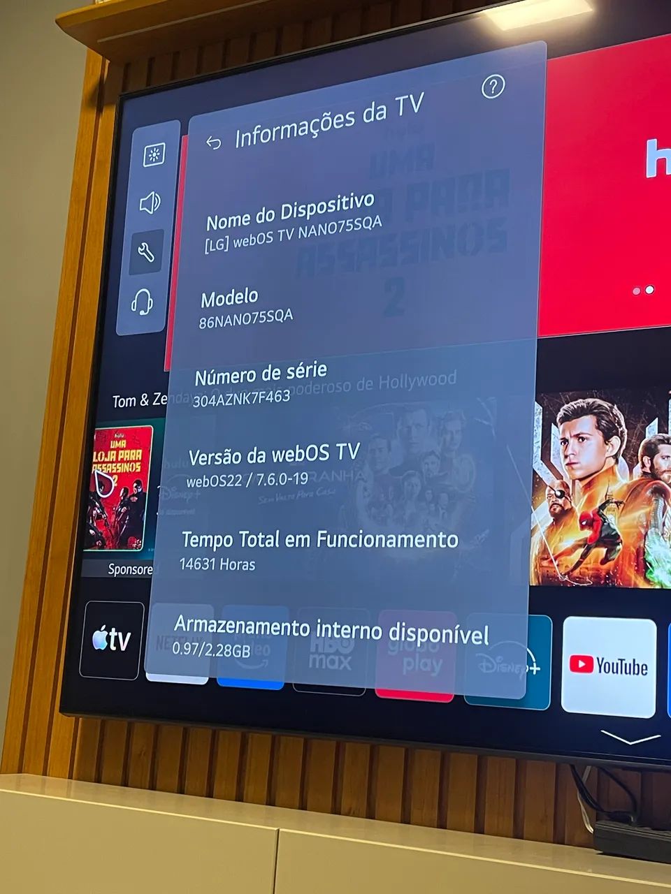 TV LG 86 polegadas  - Foto 2