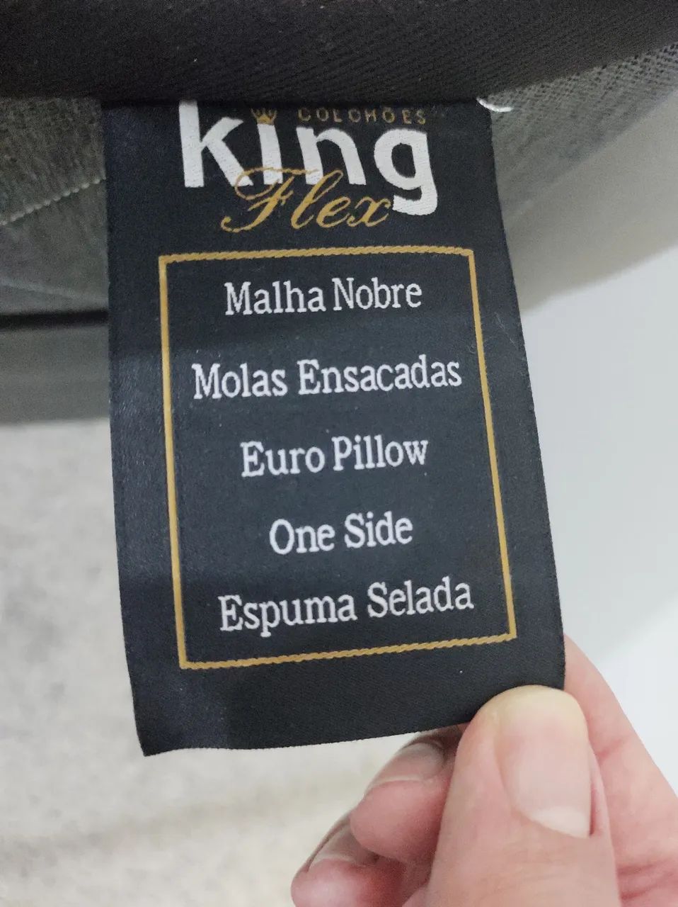 Cama box solteiro com colchão de mola (usada) - Foto 3