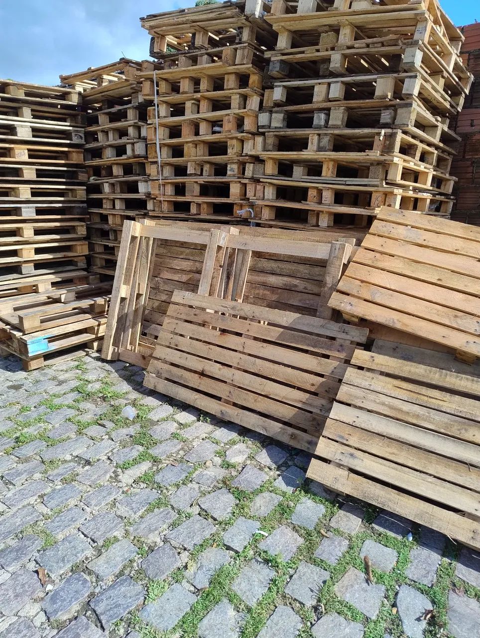 Pallets descartáveis disponíveis para venda 