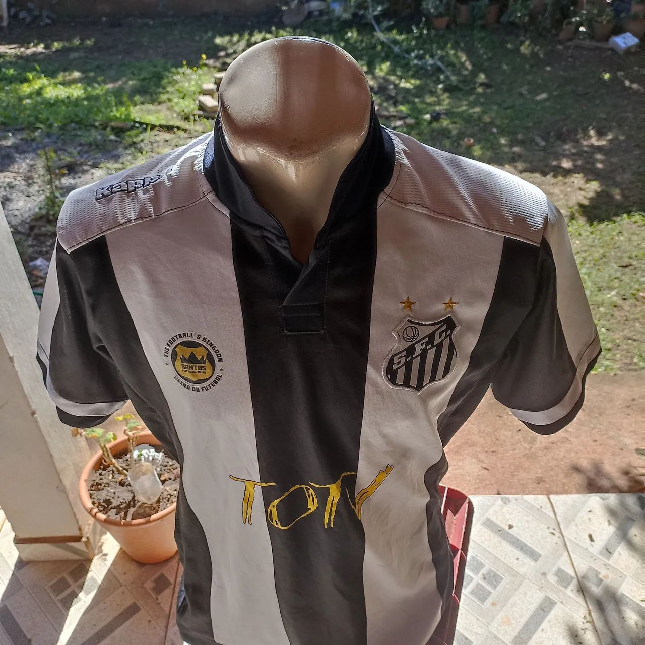 camisa do santos usada em jogo 