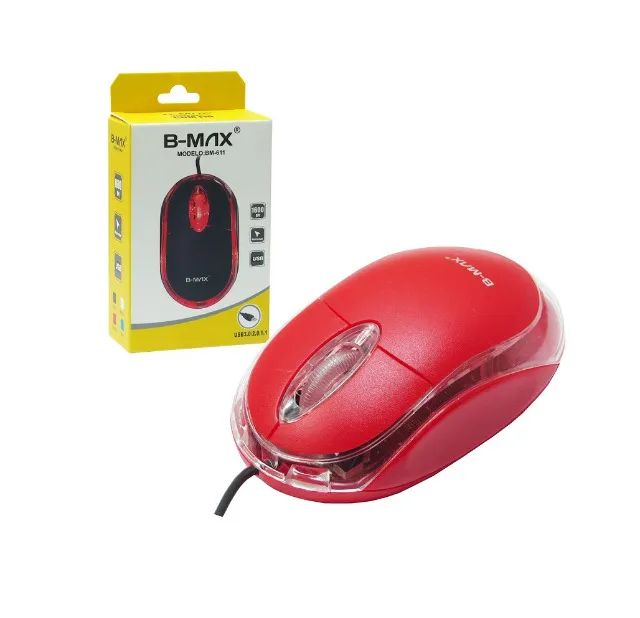 Mouse Usb Óptico  1600 Dpi B-Max - Foto 4