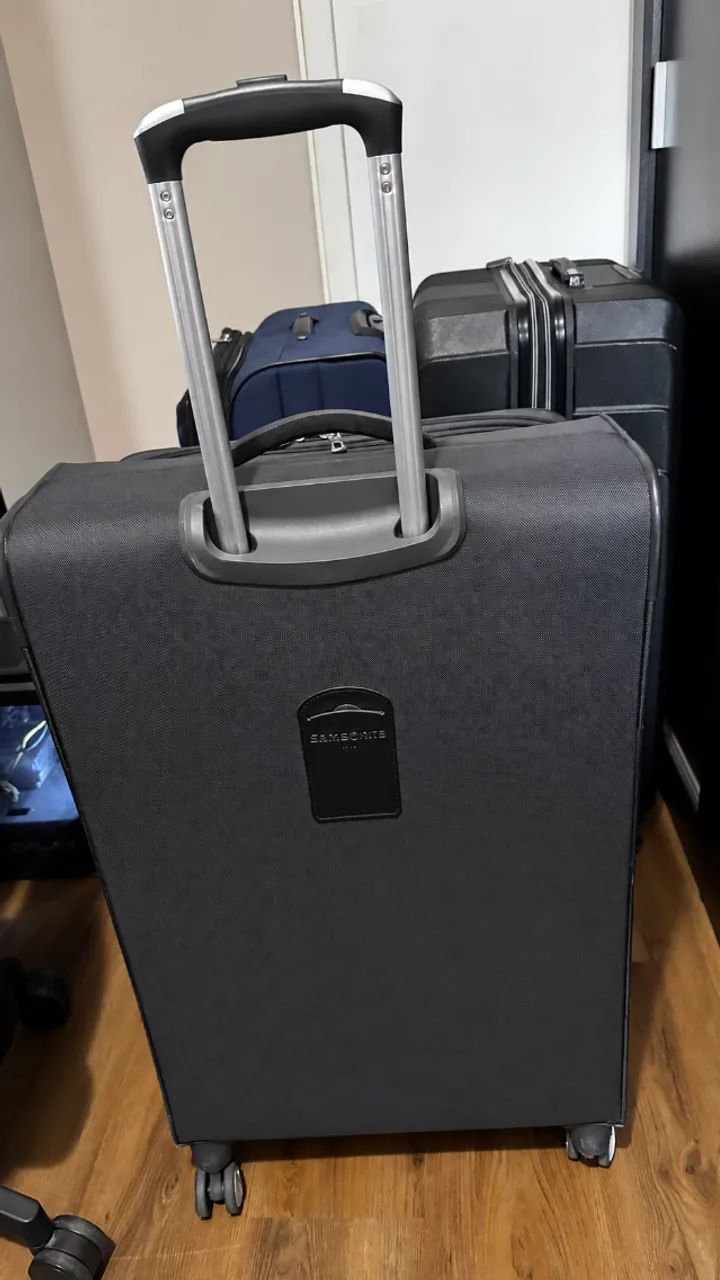 Mala Samsonite grande cinza - usada no máximo 2 vezes - Foto 3