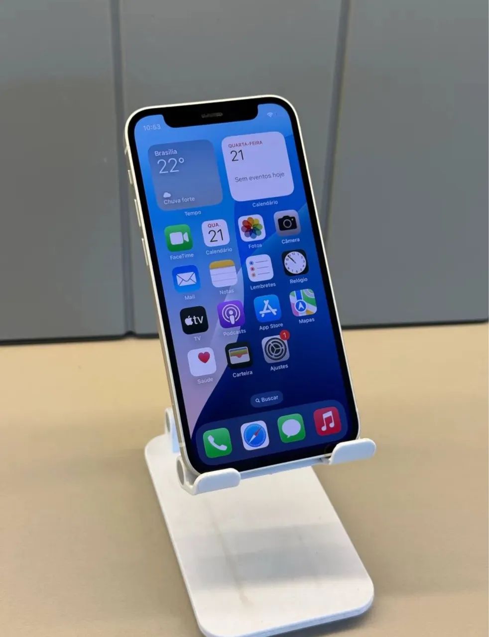 iPhone 12 MiNi 64GB Branco - SEMINOVO- LOJA FÍSICA - Celulares e