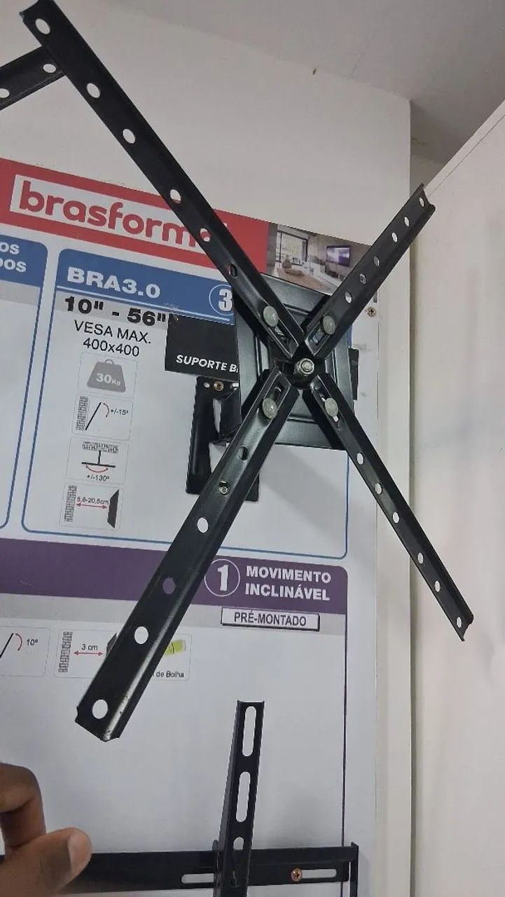 SUPORTE ARTICULADO, 25CM-142CM DE 10" A 56" POLEGADAS - Foto 2