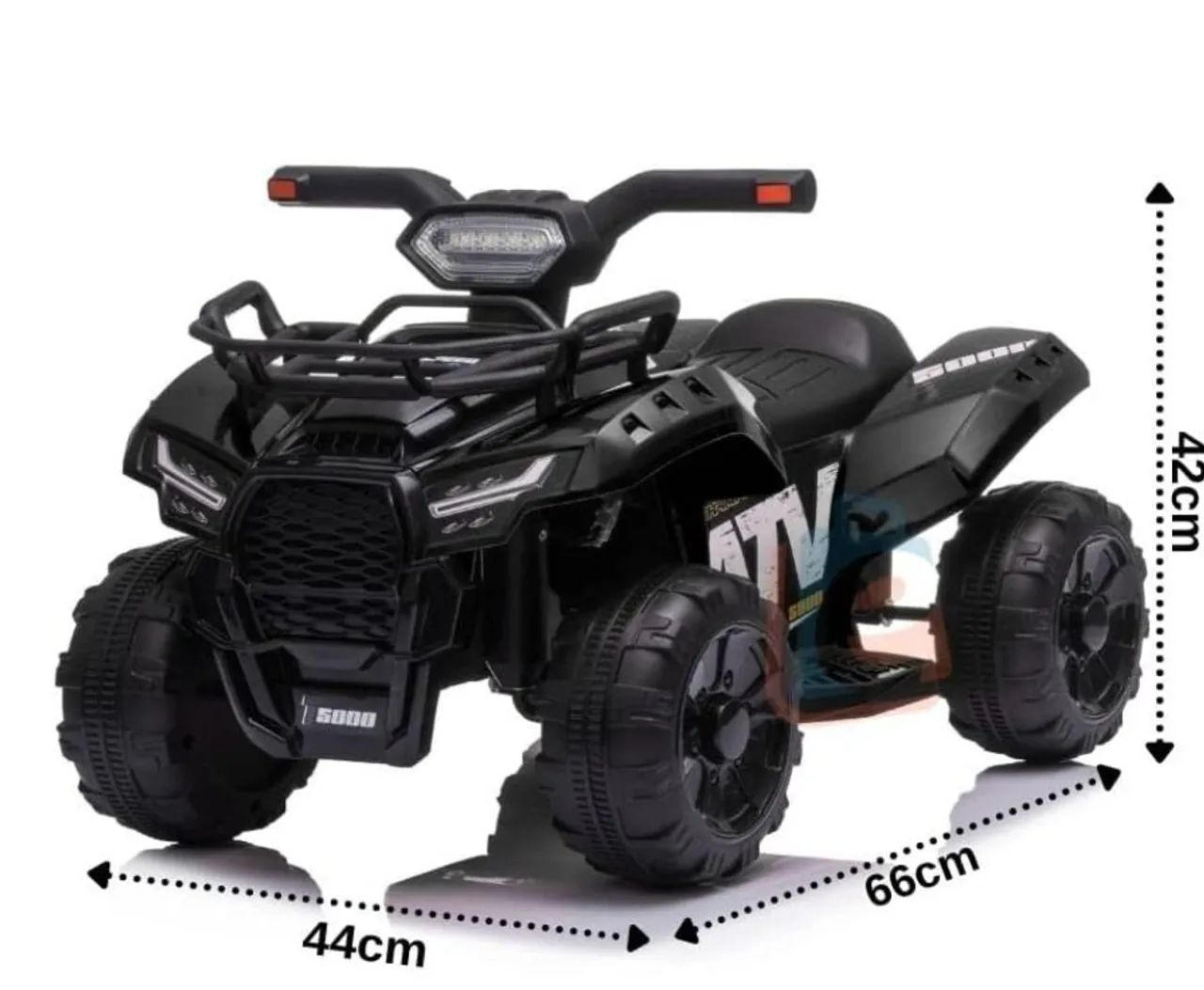 Mini Moto Quadriciclo Elétrico 6v Infantil Baby Style (Preto) - Foto 3