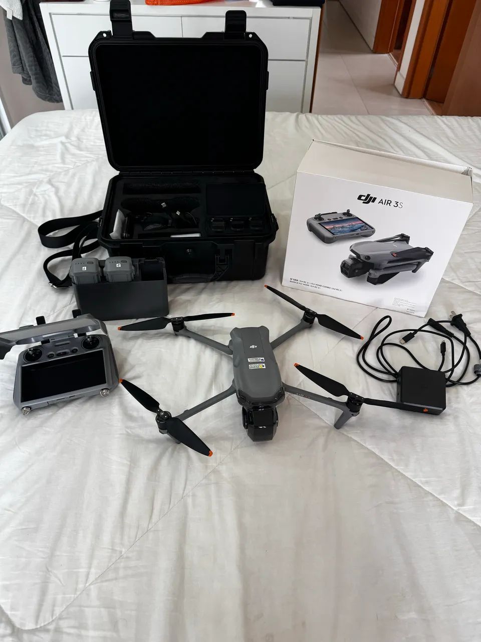 Drone DJI AIR3S semi NOVO - Foto 3