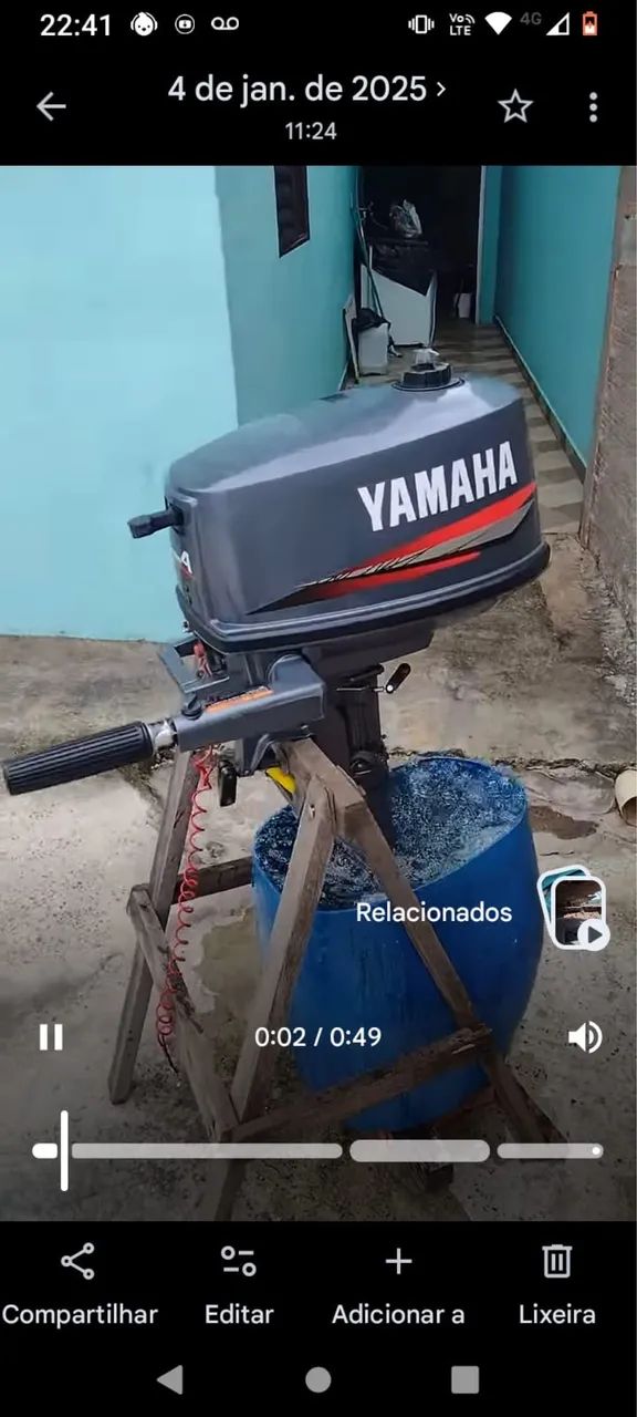 Motor Yamaha 4 p  - Foto 3