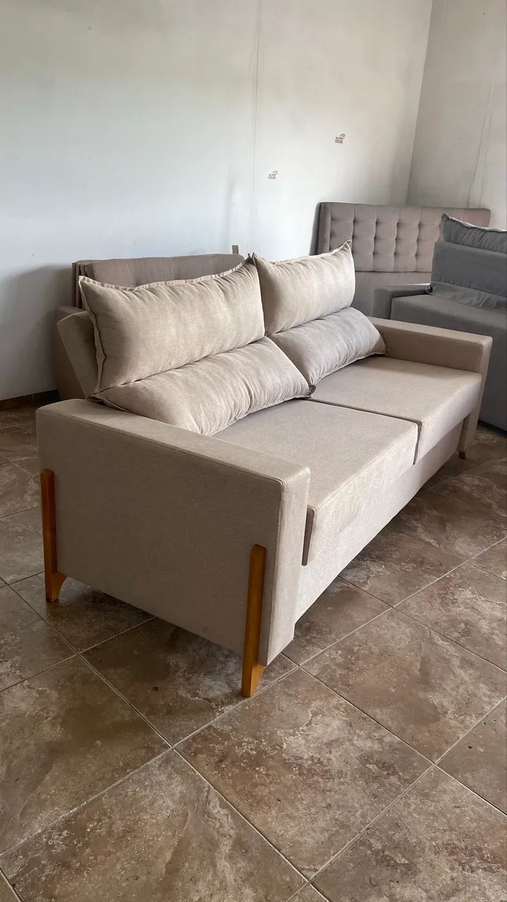 NOVO SOFÁ RETRÁTIL RECLINÁVEL 2m20cm - Foto 4