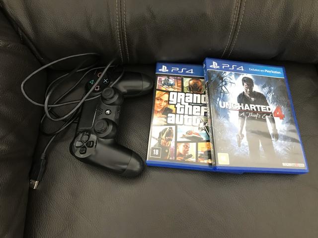 PlayStation 4 + 2 jogos - Foto 2