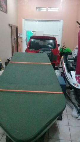 Vendo barco com motor +reboque 7.000. - Foto 2