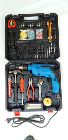 Kit Furadeira de impacto 110v - 750w de potencia 50 pcs - Foto 4
