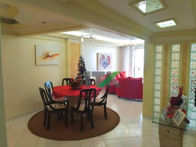 Apartamento frente mar 3 dormitórios + dependência à venda, 208 m² por r$ 1.600.000 - cent - Foto 3