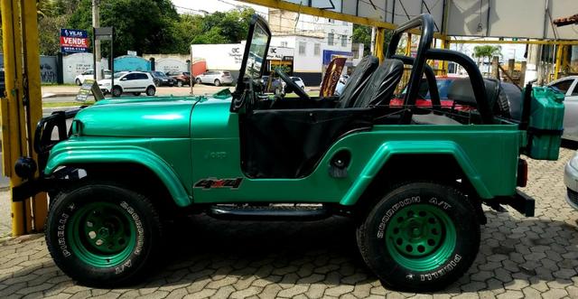 Jeep Willys 4x4 gasolina 1966/66. Muito novo. Raridade! Confira! - Foto 7