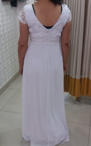 vestido branco olx