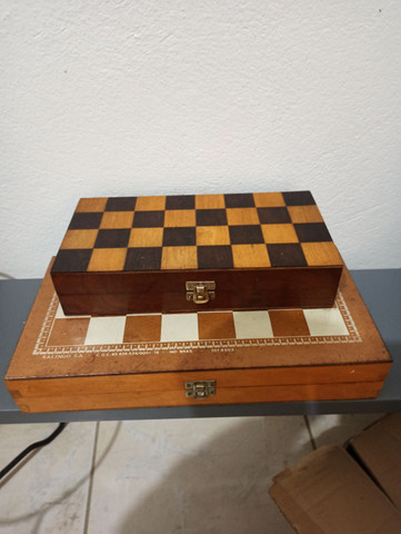 Jogo de chadrez antigo