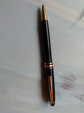 Caneta esferográfica Meisterstück Classique revestida em ouro