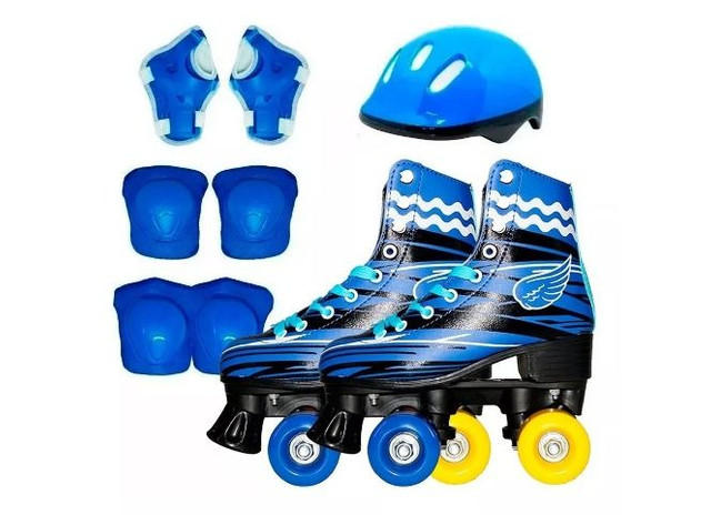 Patins com kit proteção - Foto 2