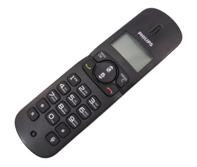 Telefone Sem Fio Philips Cd180 Dect 6.0 Preto Seminovo Com Manual - Foto 4