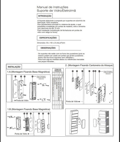Fechadura Eletromagnética Trava Eletroimã Agl - Foto 4