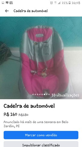 Cadeira Infantil Veiculo - Foto 2