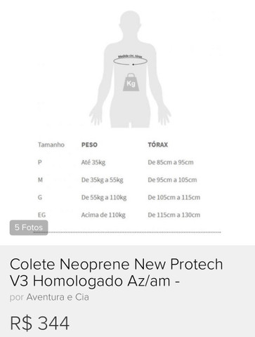 Colete Prolife V3 TAM G - Foto 4