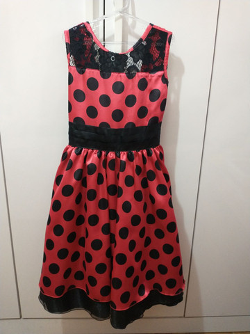 vestido ladybug simples