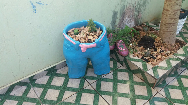 Fruteiras e vasos de plantas artesanal - Foto 4