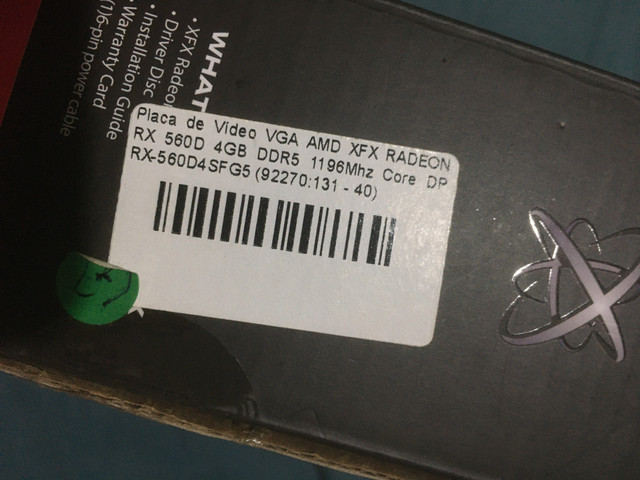 Placa de Vídeo RX560 D 4GB DDR5 XFX - Foto 5