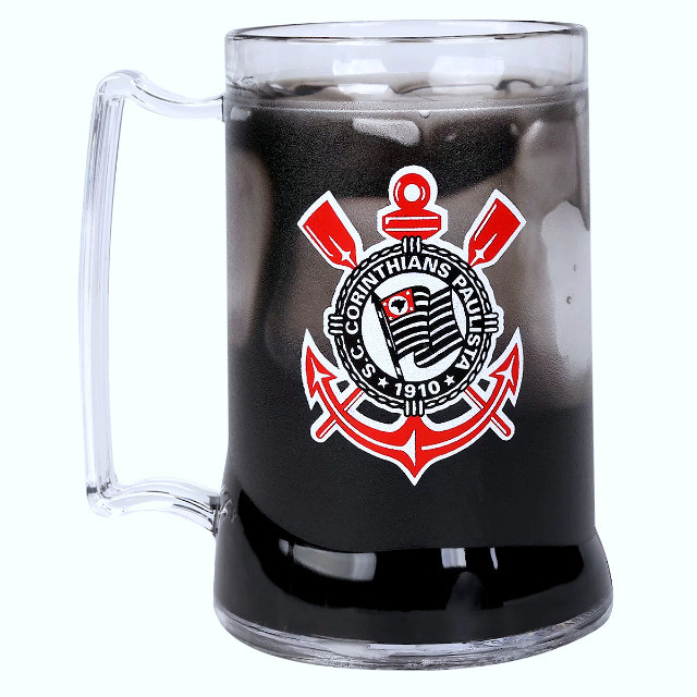 Caneca Corinthians Oficial Gel Congelante - Foto 2
