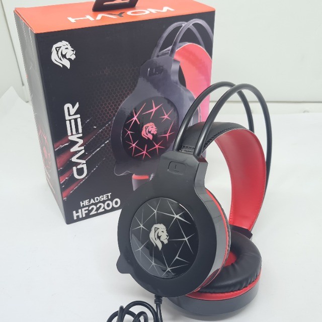 Headset Gamer Led USB + P2- HF2200 Hayom Loja Fisica Curitiba - Foto 3
