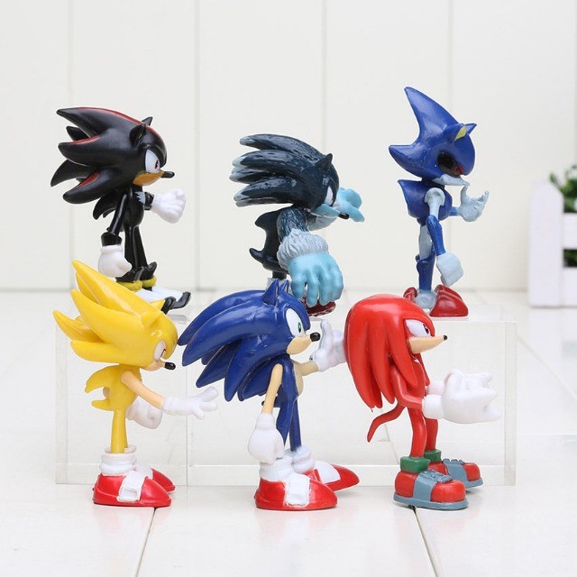 01 Kit c/06 Bonecos: Sonic Shadow (Aceito Cartões) Entrego Estações Trem/Me - Foto 3