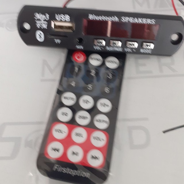 Decodificafor. Com  controle, bluetooth  usb,sd,rádio.  Novo. - Foto 2