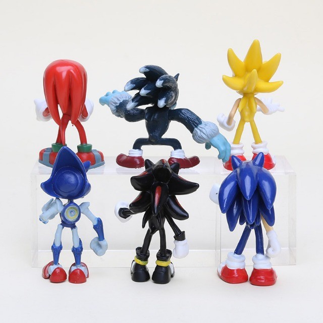 01 Kit c/06 Bonecos: Sonic Shadow (Aceito Cartões) Entrego Estações Trem/Me - Foto 4