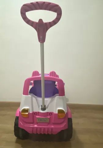 Carro Calesita Diipi Rosa Passeio E Pedal - 1028