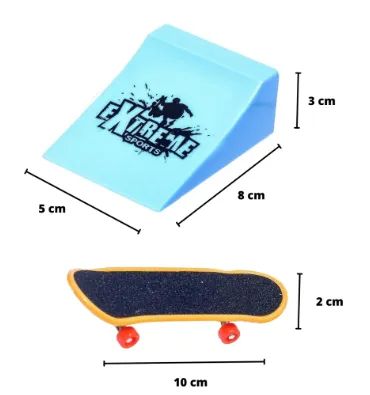 Kit Com Dois Skate De Dedo Fingerboard Brinquedo - Art Brink