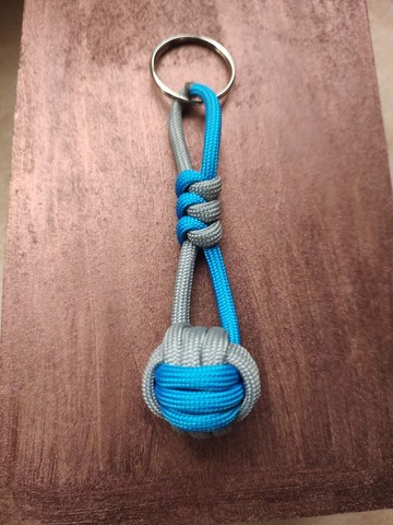 Chaveiro de Bolinha Monkey's Fist corda Paracord 550 Artesanal e Customizável em Cores 60 - Foto 3